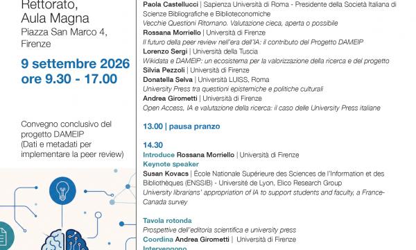 Editoria e comunicazione scientifica nell&rsquo;era dell&rsquo;intelligenza artificiale